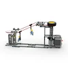 Circular Track Crawling Roller Coaster Miniature Cable Car Building Block Tech Model