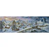Seaside Christmas Town-14CT Stamped Cross Stitch Egyptian Cotton 117*46cm/46.06*18.11in(Big Size) tapestrymarket