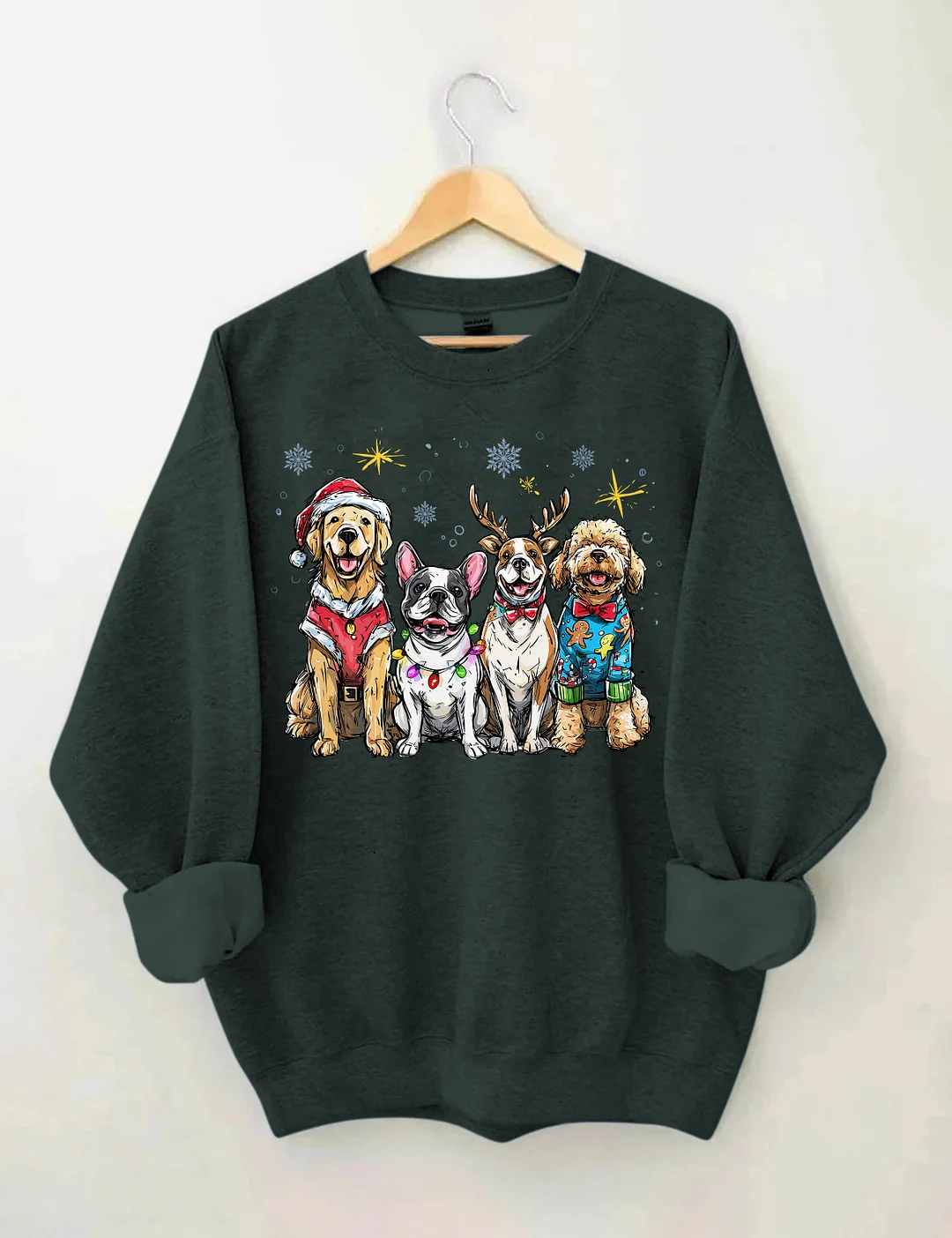 Christmas Dogs Sweatshirt