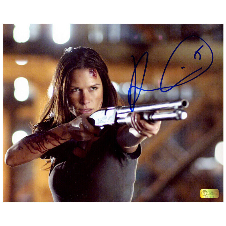 Rhona Mitra Autographed Skinwalkers 8x10 Scene Photo Poster painting