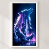 (US Local)Wolf -11CT Stamped Cross Stitch Kit(40x70cm)