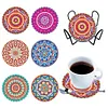 【Clearance Sale】6Pcs DIY Mandala Diamond Painting Coasters Set With Holder