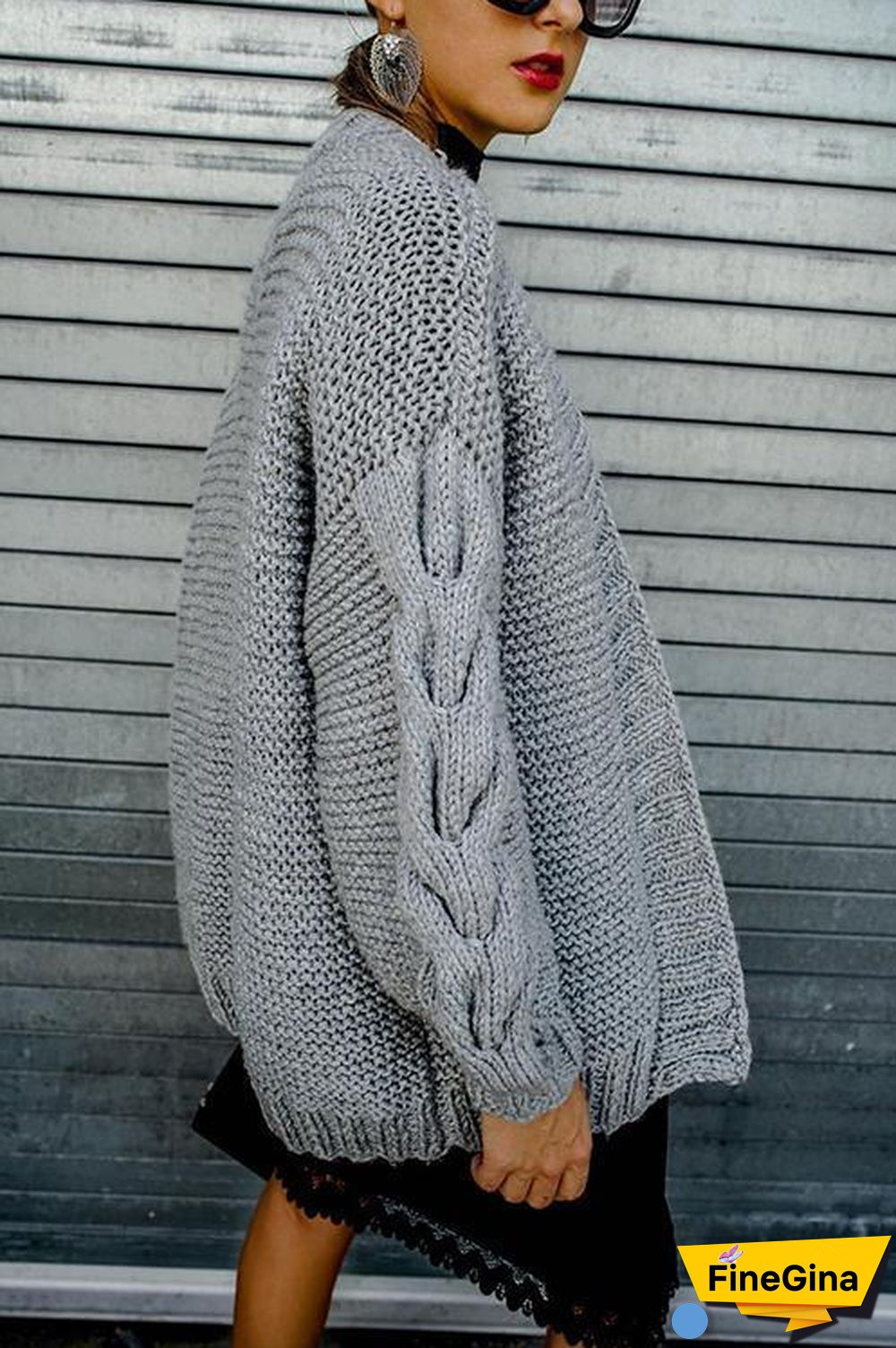 Cable Knit Cardigan