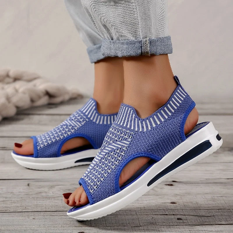 Plus Size Women's Shoes Summer 2022 Comfort Casual Sport Sandals Women Beach Wedge Sandals Women Platform Sandals Roman Sandals