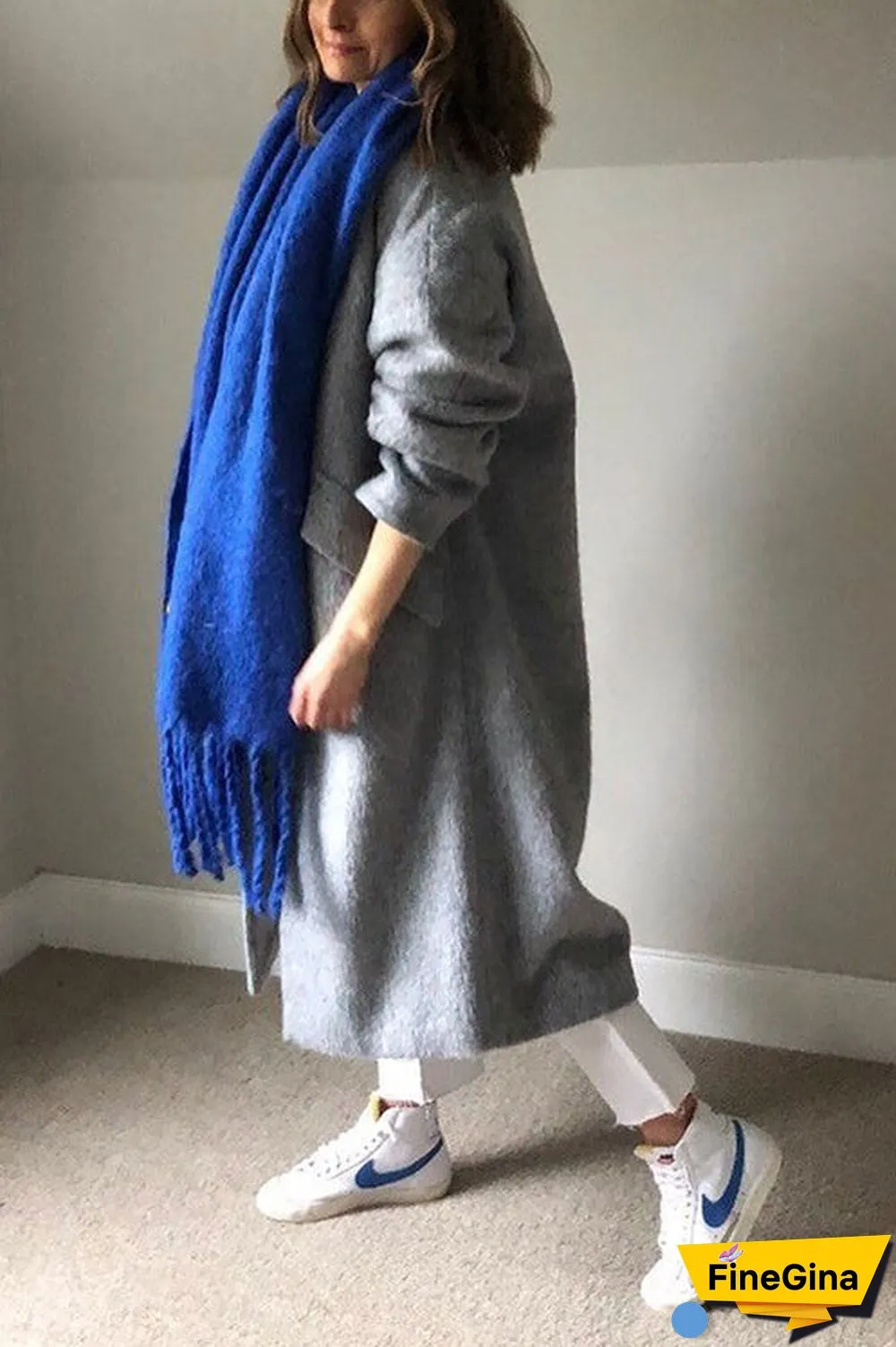 Solid Tassels Scarf