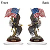 Diamond Painting PVC American Eagle Tabletop Ornaments Kit
