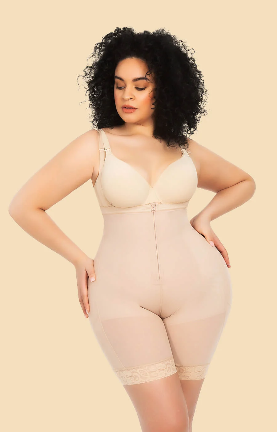barenkul™ Firm Tummy Compression Bodysuit Shaper With Butt Lifter