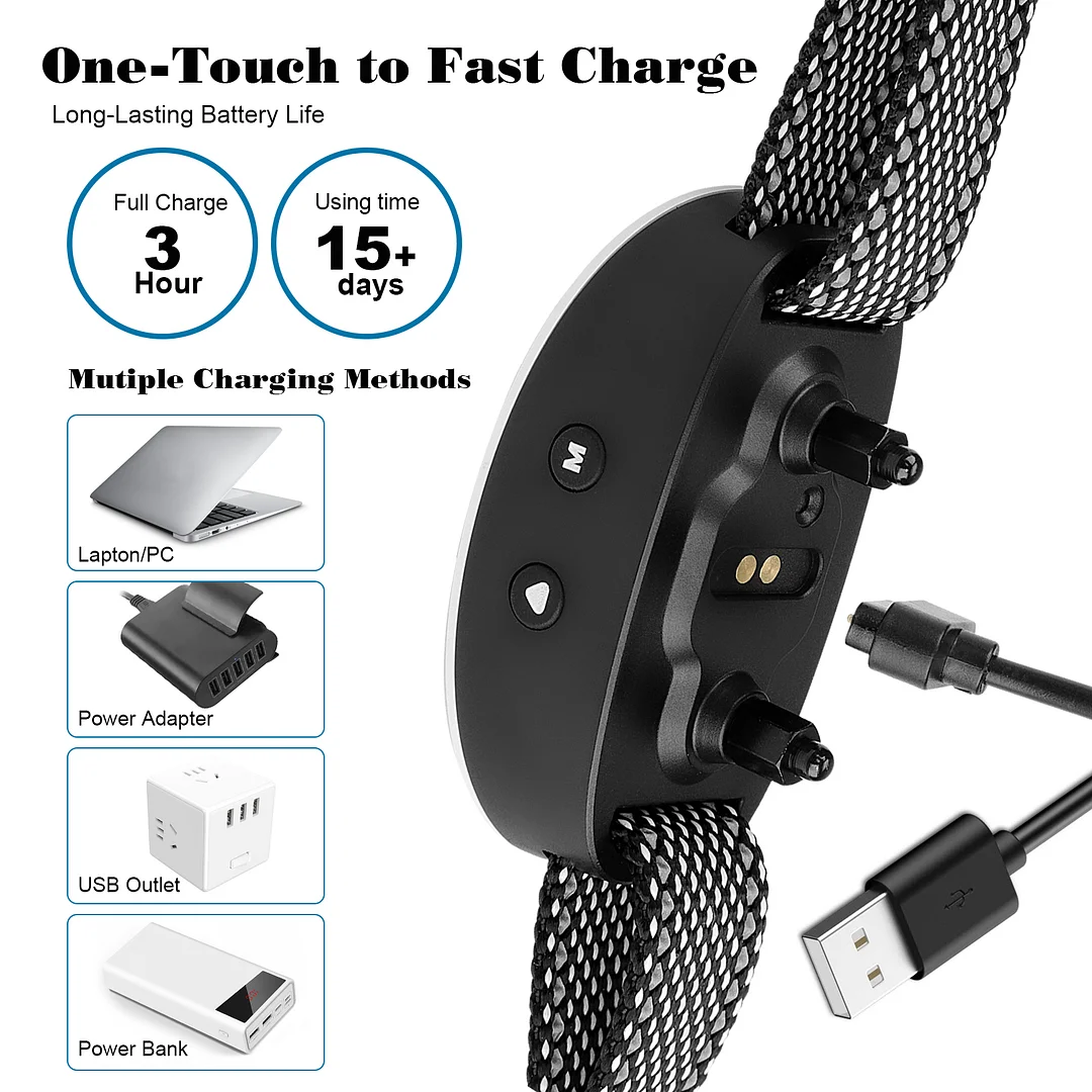 BEBANG Bark Collar for Dogs with 3 Modes Beep Vibration and Shock Dog Shock Collar for Small Medium and Large Dogs, Shock Collar for Dogs in Humane Effective Scientific Training Methods