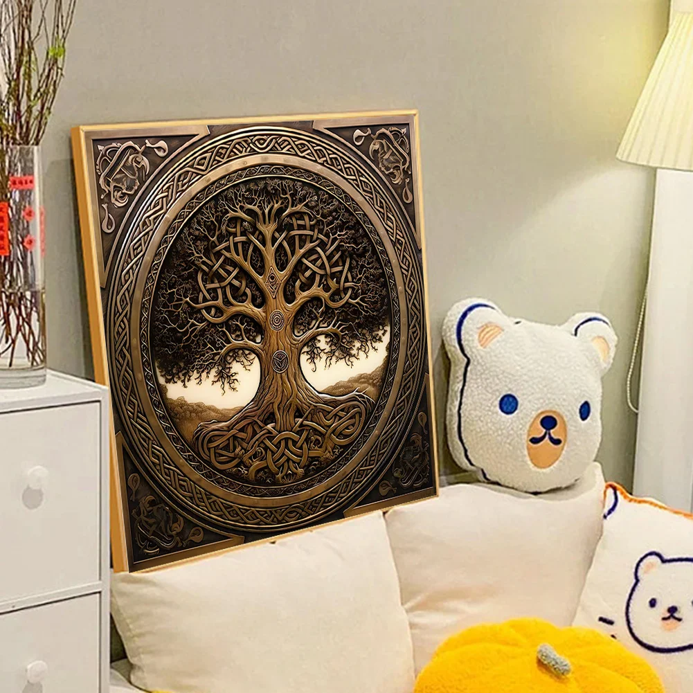 Diamond Painting - Full Round Drill - Tree of Life(Canvas|40*40cm)