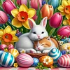 Diamond Painting-DIY Full Round Drill Easter Rabbit(40x40cm)