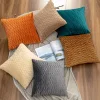 Single Color Velvet Home Living Creative Cushion Pillow Cover