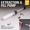 200ml/500ml Car Fluid Extractor Portable Syringe Type Plastic Kit for Automobile