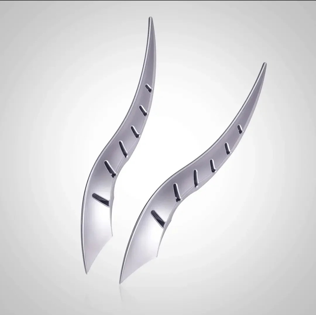 New dragon horn car exterior decoration，Arc light speed flow fin