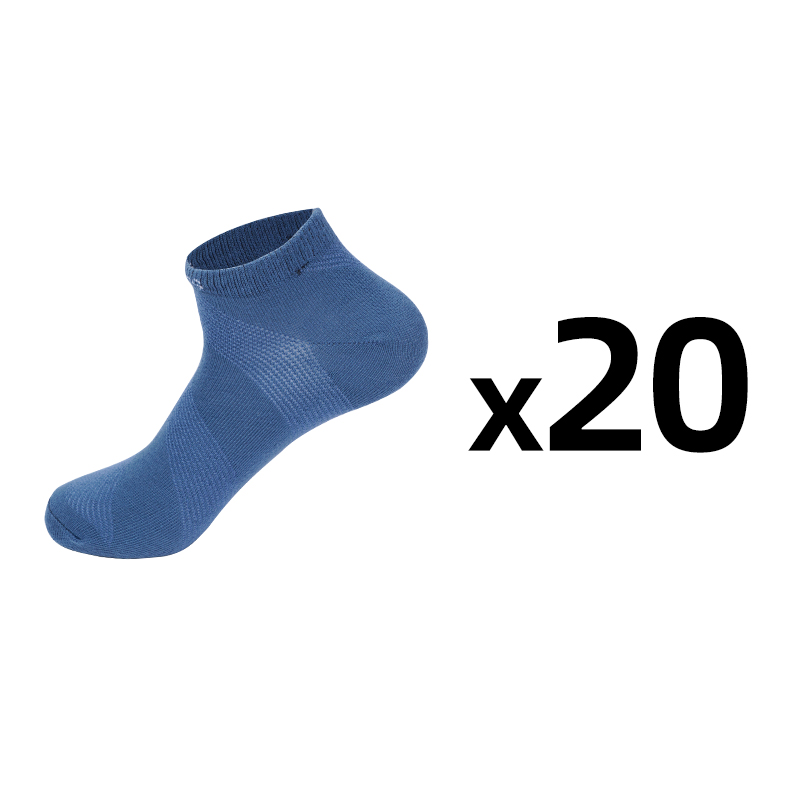 Coasfe 20 Pairs/lot Men Ankle Summer Thin Socks Breathable Cotton Sports Socks Slash Mesh Casual Athletic Cut Short Sokken New Style
