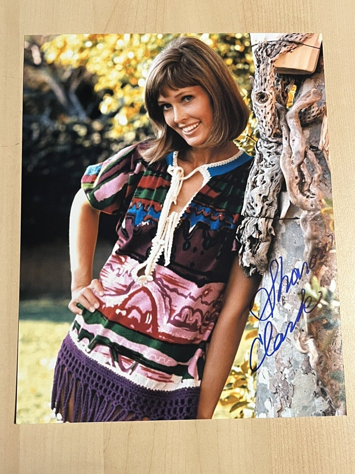 SHARON CLARK HAND SIGNED 8x10 Photo Poster painting AUTOGRAPHED ACTRESS MODEL SEXY COA