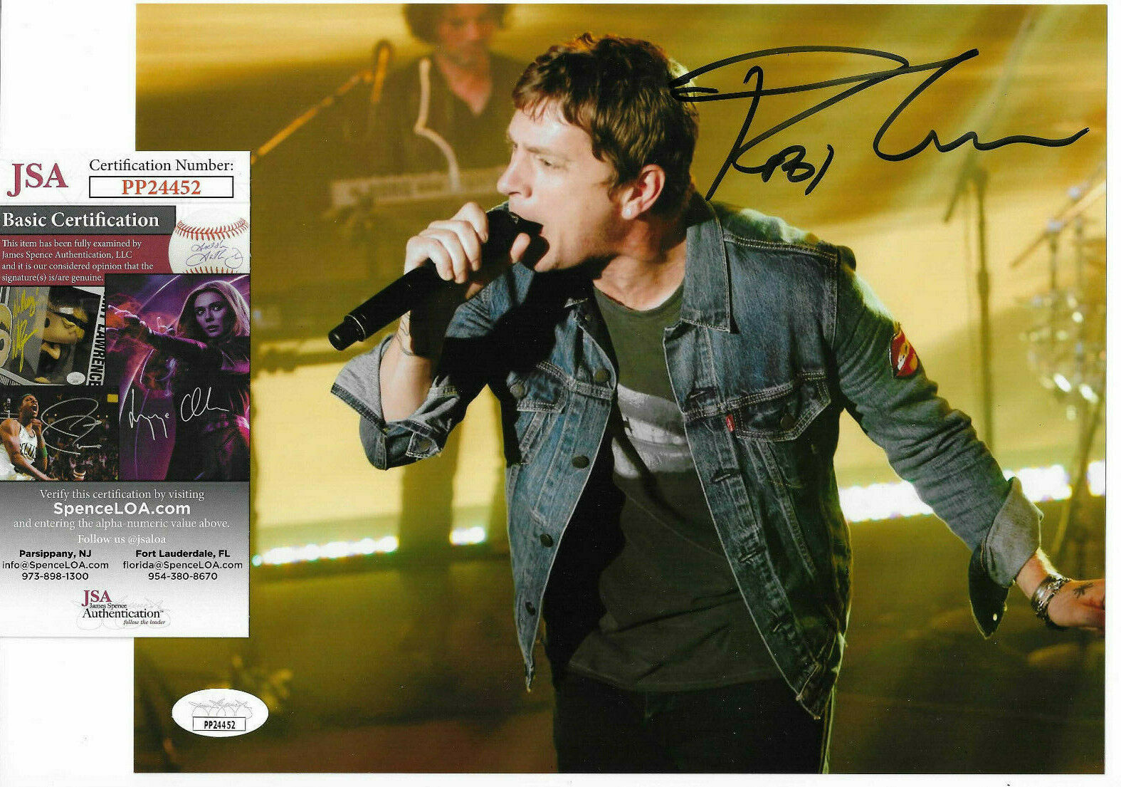 Rob Thomas Authentic Signed 8x10 Photo Poster painting Autographed, Matchbox 20, Singer, JSA COA