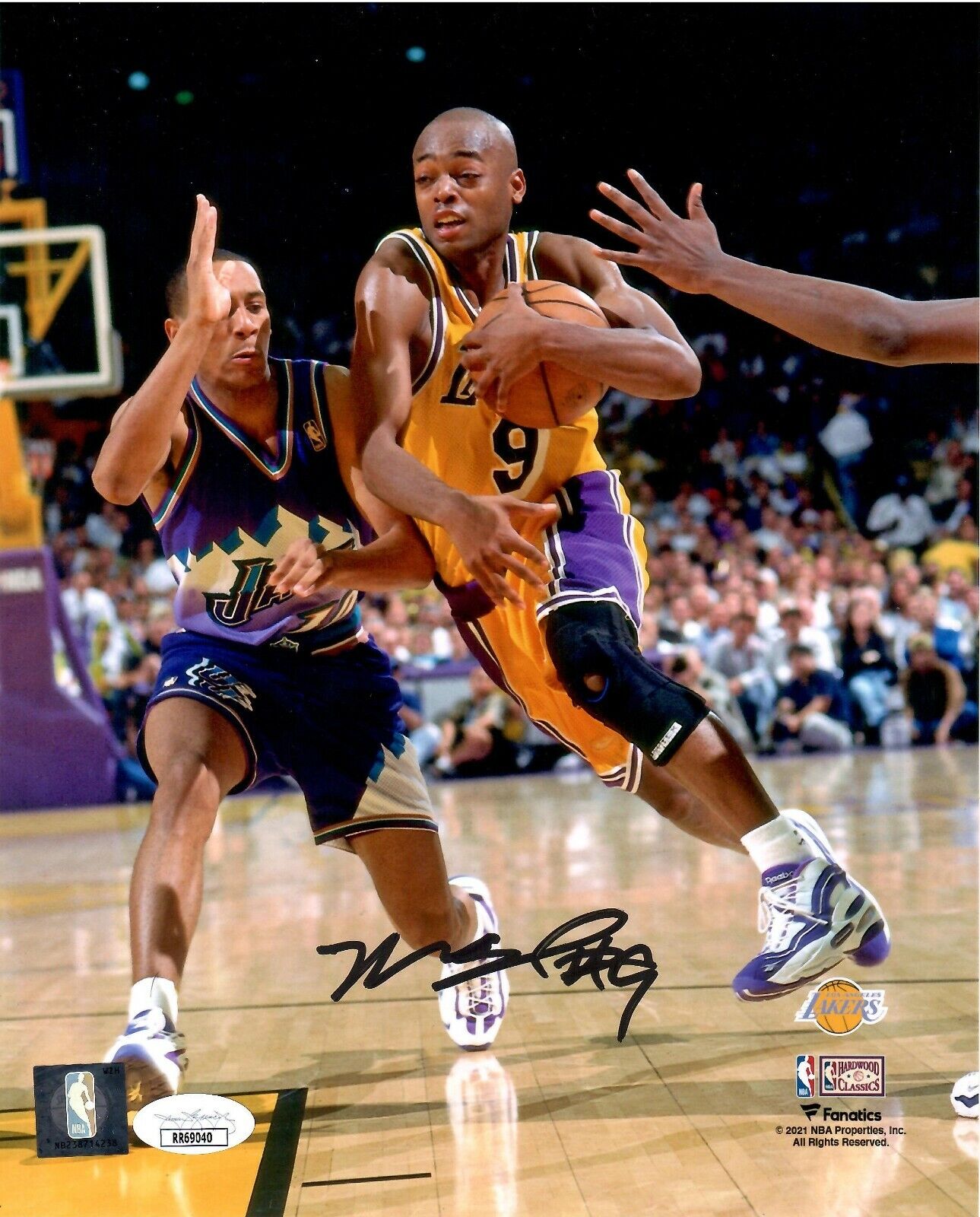 Nick Van Exel autographed signed 8x10 Photo Poster painting NBA Los Angeles Lakers JSA COA