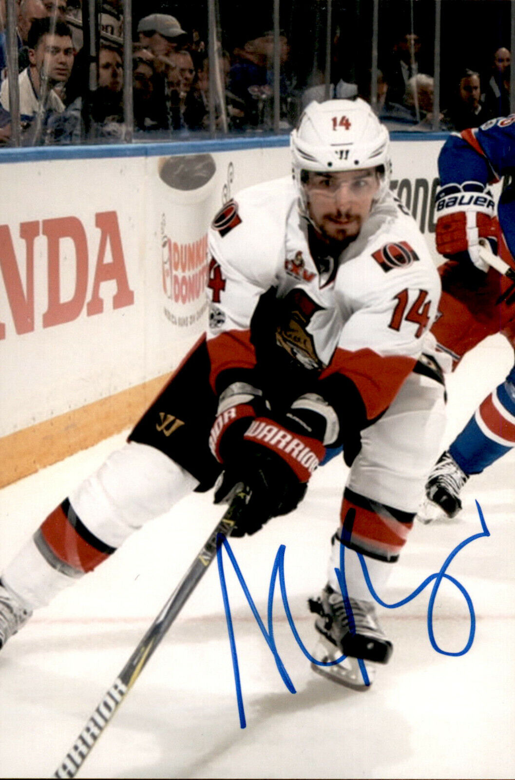 Alex Burrows SIGNED autographed 4x6 Photo Poster painting OTTAWA SENATORS #2