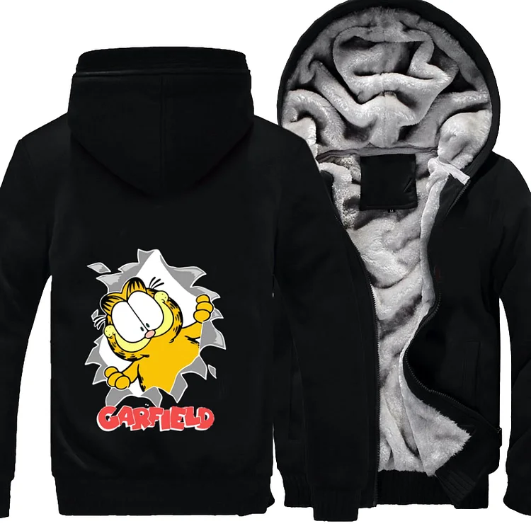 Retro The Cat, Garfield Fleece Jacket