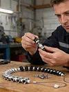 Nut and Bolt Thread Checker Universal 26 Male/Female Thread Gauges Lightweight High Speed Steel for Men Home Accurate Measurements