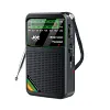 Portable Mini FM AM SW Full Band Radio Best Reception for Senior Home Walking