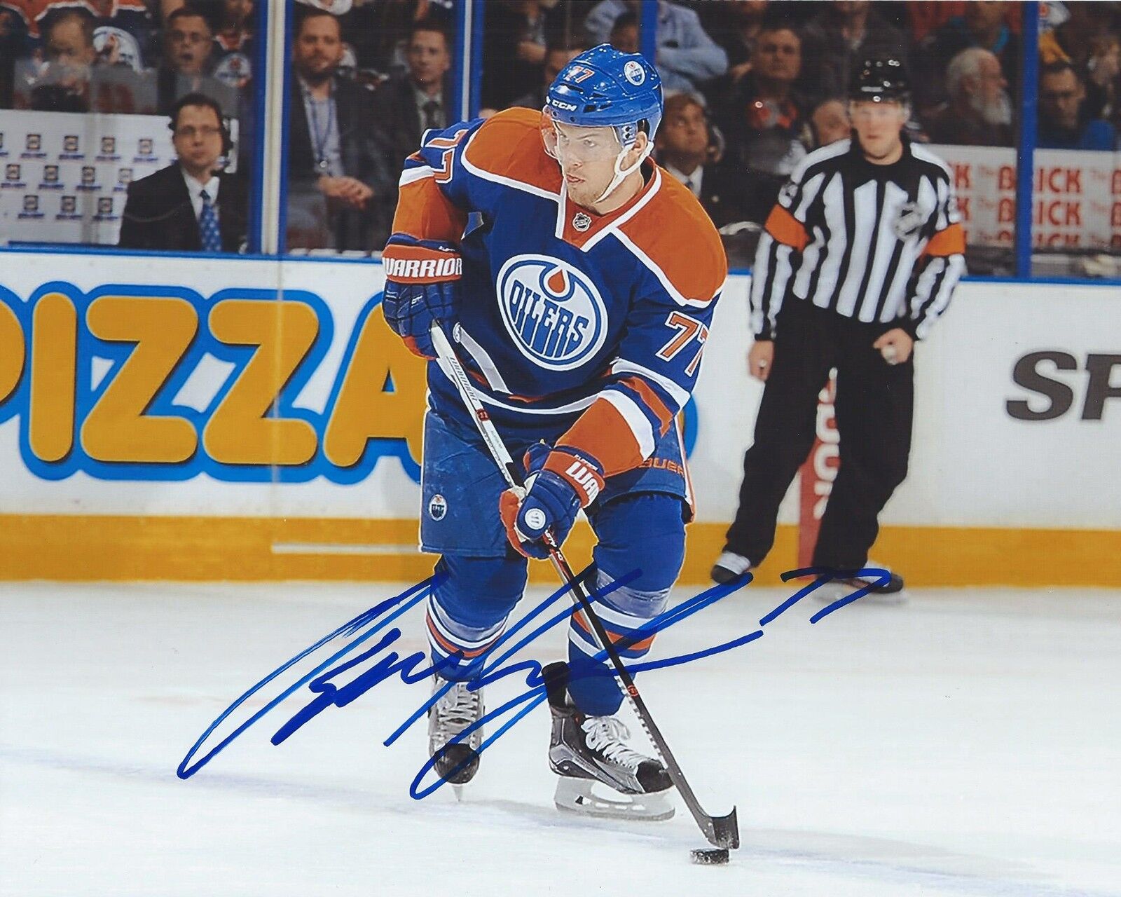 Oscar Klefbom Signed 8x10 Photo Poster painting Edmonton Oilers Autographed COA D