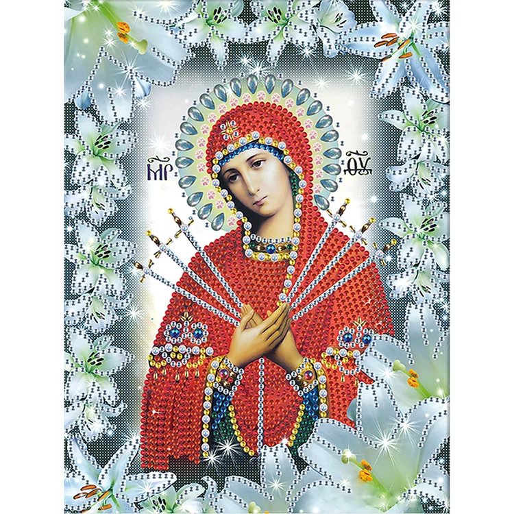 Religious - Partial Drill - Special Diamond Painting(25*30cm)