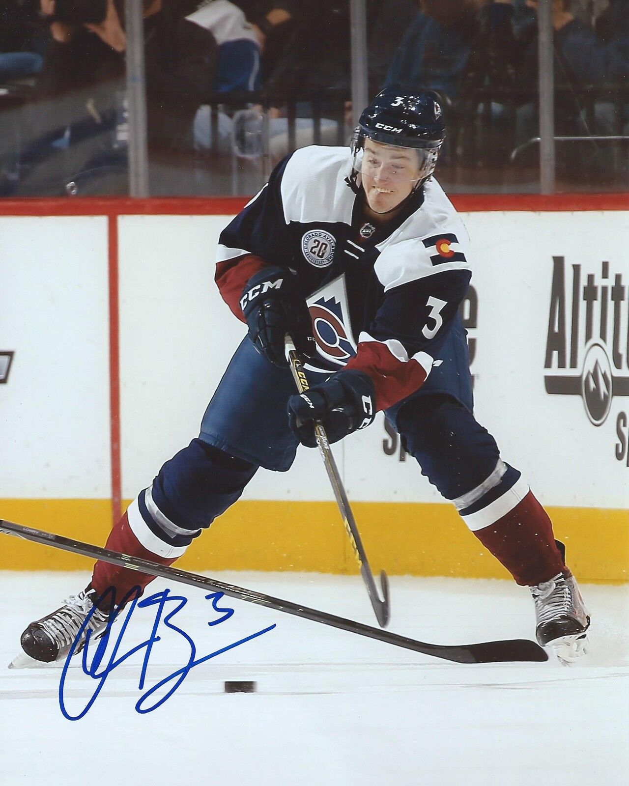 Chris Bigras Signed 8x10 Photo Poster painting Colorado Avalanche Autographed COA