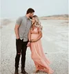 Maternity Gown Leisure Photo Shoot Elegant Pregnancy Dress