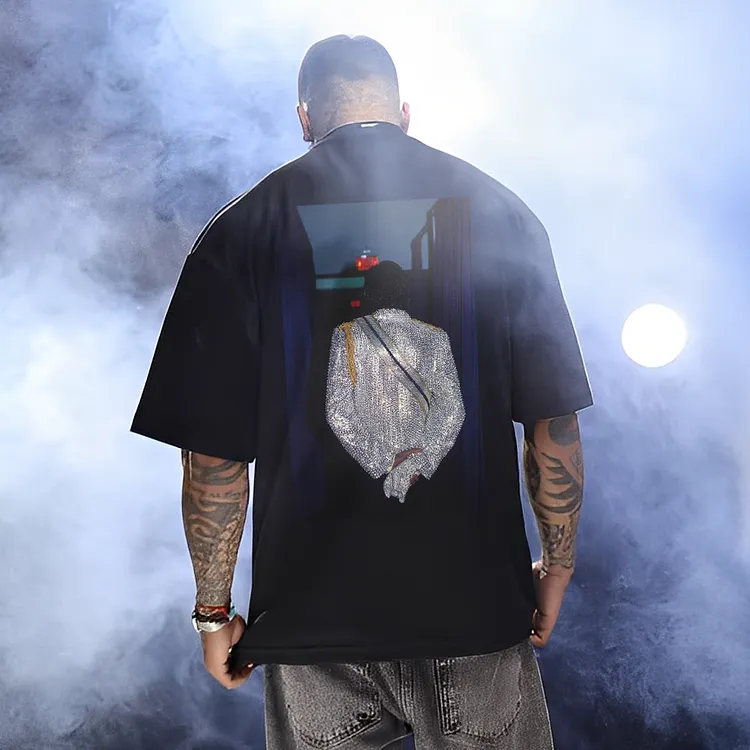 Michael Jackson Inspired Graphic Printed Men's T-shirt
