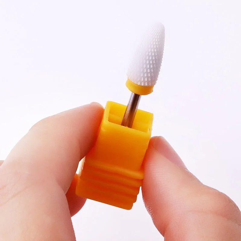 Nail Drill Bits Ceramic Milling Cutter Manicure Electric Nail Files Grinding Bits Mills Cutter Burr Pedicure Nail Art Tools-Nail Inspo