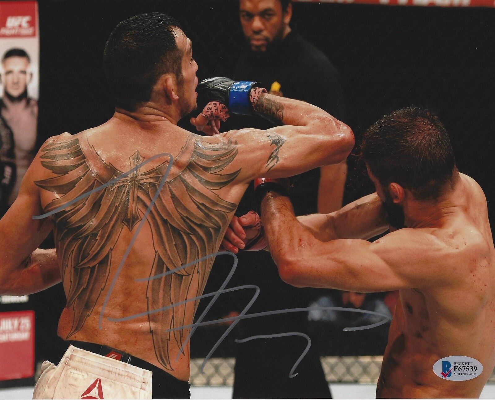 Tony Ferguson Signed 8x10 Photo Poster painting BAS Beckett COA UFC Fight Picture Autograph 3