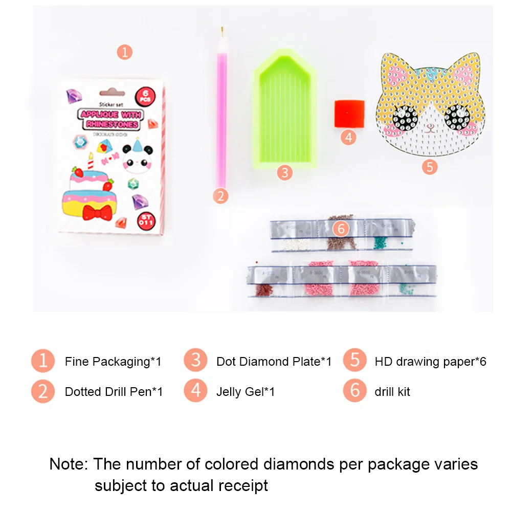 Disney Diamond Painting Stickers Kits For Kids 5D DIY Cartoon