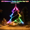 5 Pack Christmas Window Lights Decorations with Suction Cup Battery Powered LED Sucker Lamp Multifunctional Xmas Decorative Lights for Christmas Window Glass Wall Indoor Decorations