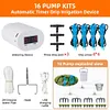 Flowers Plants Home Sprinkler 2/8/16 Heads Pump Self-Watering Kit Garden Tool