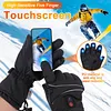 Electric Heating Gloves Rechargeable Windproof Hand Warmer Ski Thermal Gloves