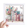 Diamond Painting-DIY Crystal Rhinestone Bird Book with Frame