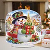 Christmas Snowman Diamond Dot Painting Ornament DIY Double Sided Acrylic