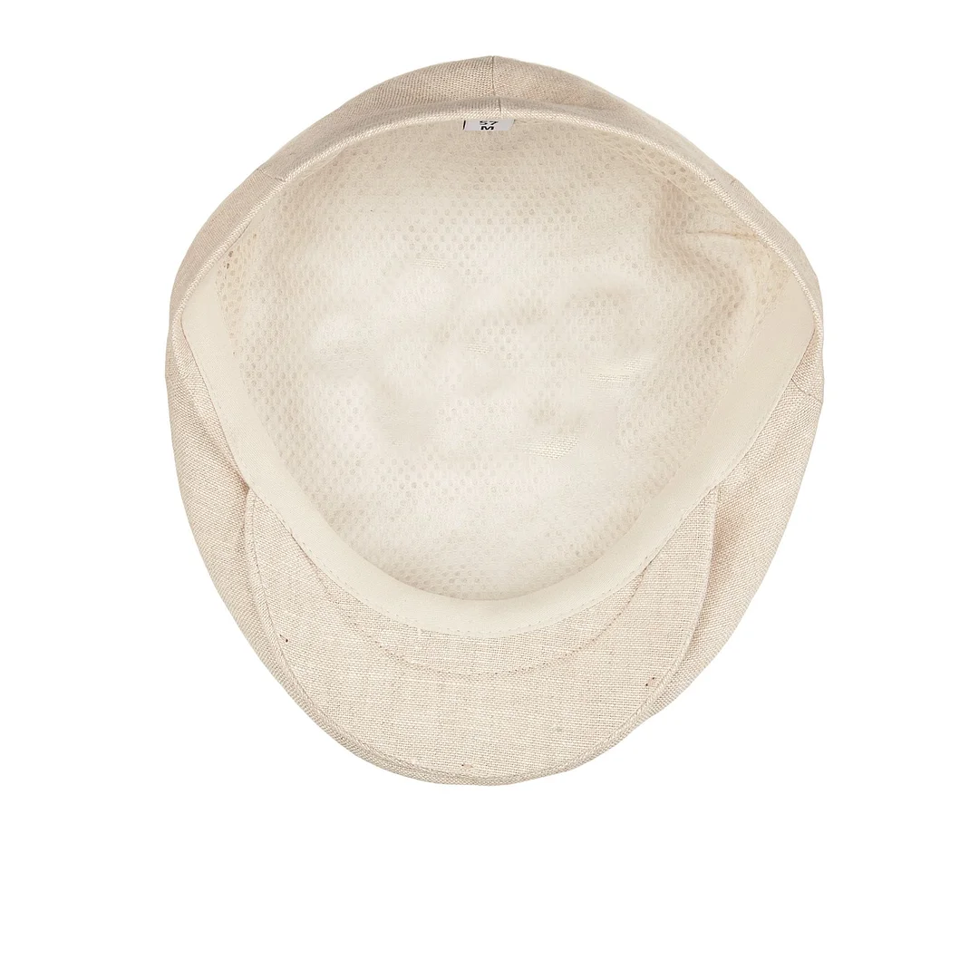 Florida Linen Flat Cap