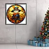 Pumpkin Scarecrow Glass Painting-Paint by Numbers Acrylic Painting 50*50CM