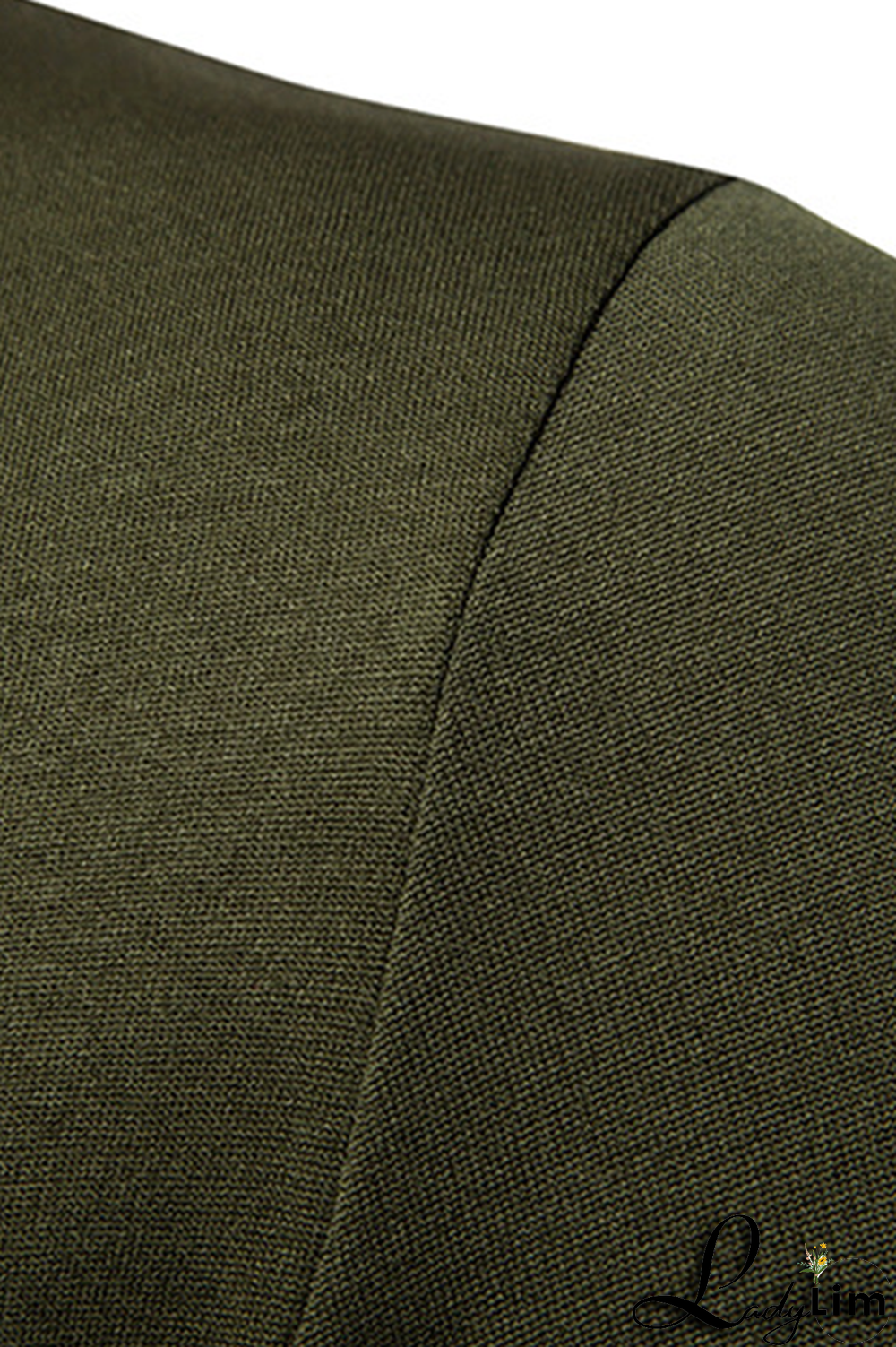 Navy Blue Fashion Casual Solid Split Joint Basic Turtleneck Tops