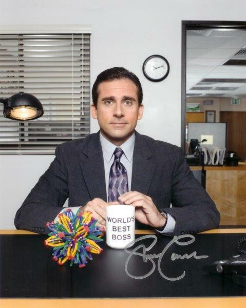 REPRINT - STEVE CARELL The Office Autographed Signed 8 x 10 Photo Poster painting Poster RP