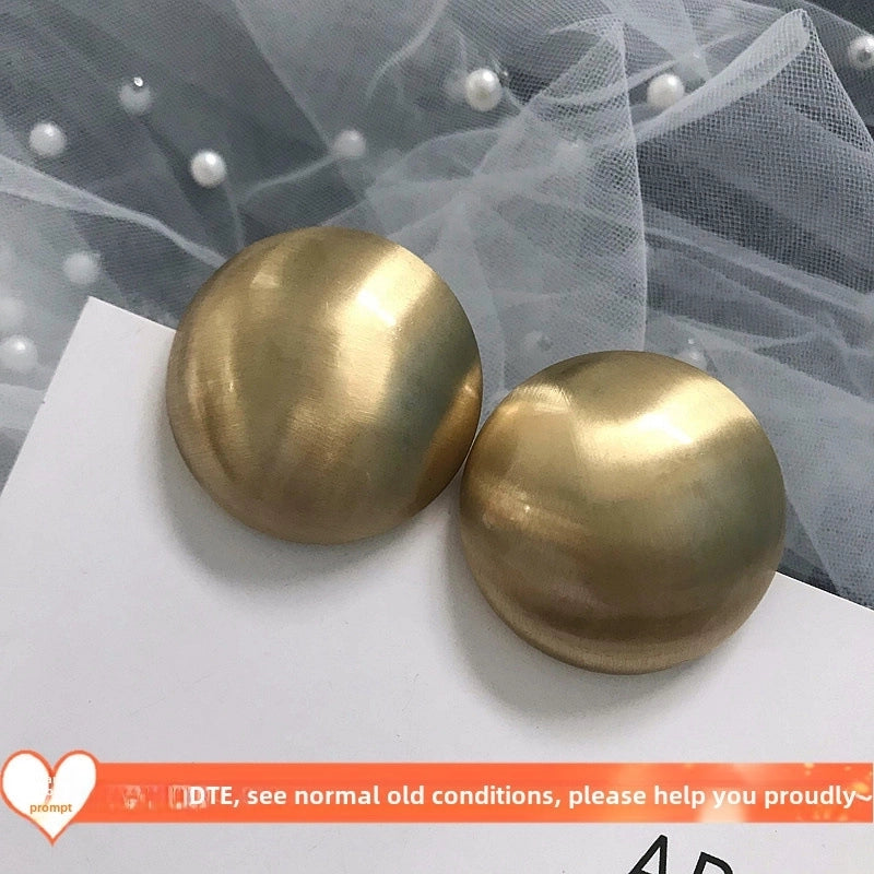 Silver Needle  Exaggerated Lovely Earrings Light Luxury High-grade Niche Earrings Fashion Metal Temperament Earrings For Women