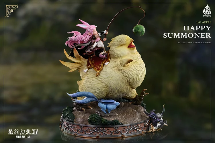 Pre-order Sunbirds Studio-Final Fantasy XIV FF14 LALAFELL HAPPY SUMMONER Statue
