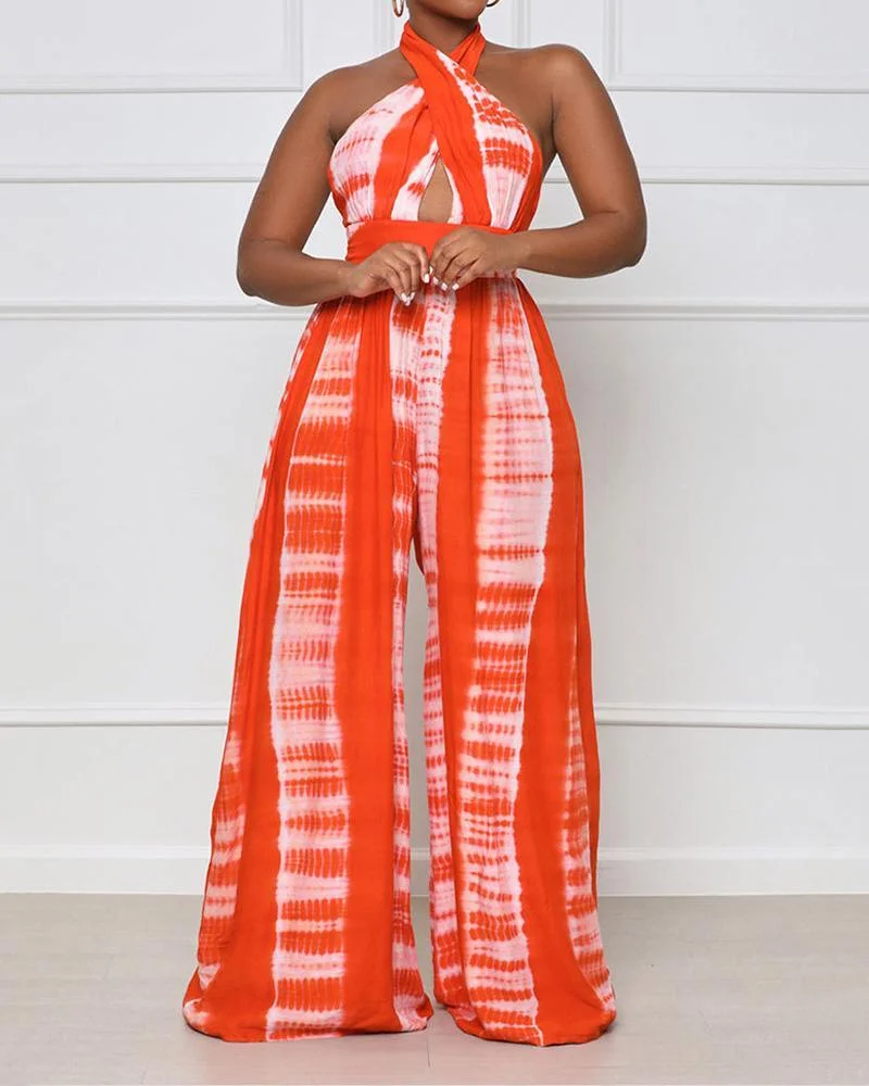 Casual Wide Leg Jumpsuit