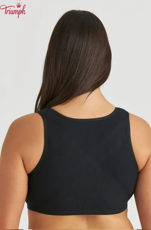 Triumph - (4 buc.) Sutien din bumbac cu spatele &icirc;n X, cu &icirc;nchidere &icirc;n față