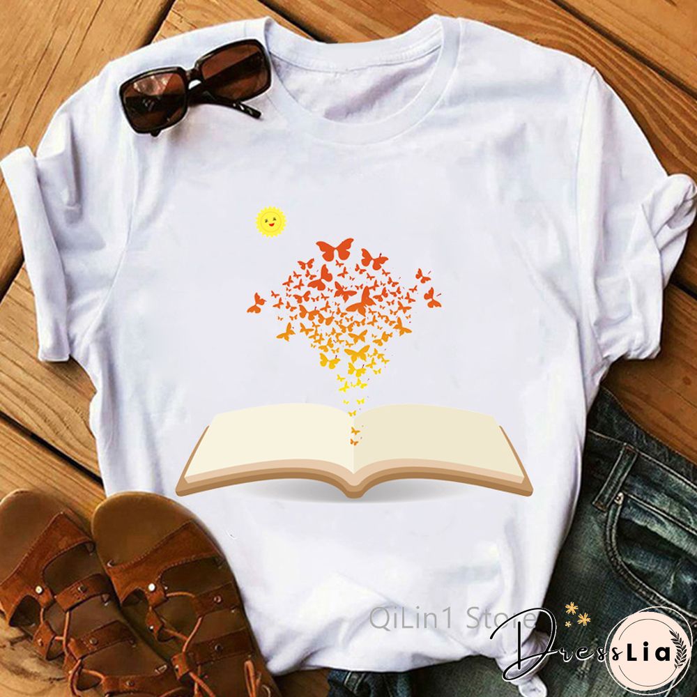 My Weekend Is Booked Women's Graphic T Shirts Summer Top Female T-Shirt Girls Student Book Lover Birthday Gift White Tshirt Tees