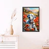 (40*60cm)Spotted Dog - Round AB Drill Diamond Painting