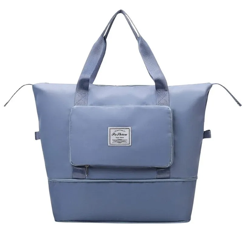 Unisex Oxford Handbags Outdoor Waterproof Foldable Travel Bag Large Capacity Tote Bag Gym Shoulder Bag Women's Bag Handbags2021