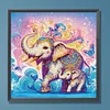 Elefant - speziell geformte Diamantmalerei - 30 * 30cm